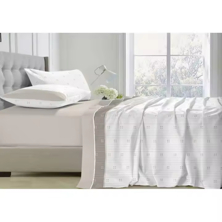 TOLRÁ- Juego de sábanas 100% algodón DULCE. Con tratamiento anti piling. Algodón de la máxima calidad. Formado por sábana bajera, encimera y funda/s de almohada. Producto TOP, garantía de calidad. - 1