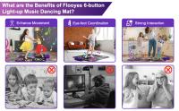 Alfubra de Bola Electrónica with Bluetooth inalámbrico Iluminado de 6 Botas, juego de Rego de cumpleaños para niños de 3 4 5 6 7 8 9 10 + años - details 0