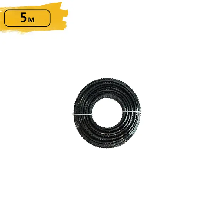 LUSQI Hilo Cortafresnos Para Jardín 5M/10M/15M Rolo De Corte Serrado Cadena De Molienda De Grama Repuesto Para Cortacésped - 1