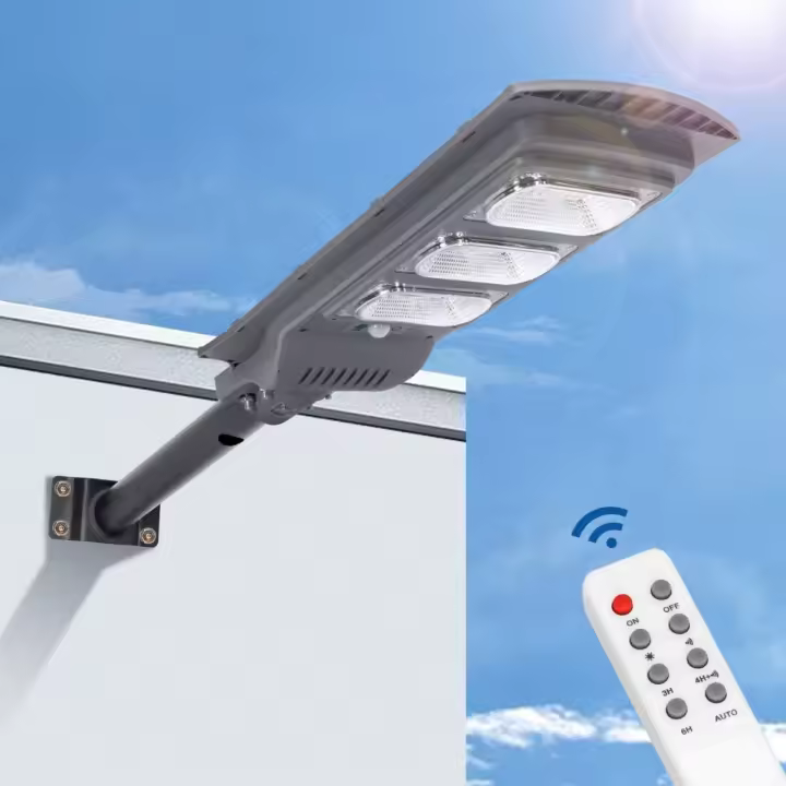 Farola solar Aigostar 150W foco solar LED con mando a distancia - 1