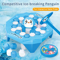 "Juguetes infantiles, mini pingüinos rompehielos, juego para romper Hielo para salvar a los pingüinos, Mesa Infantil Interactiva Padres-Hijos Juguetes de fideos, ajustados para la interacción familiar." - details 0