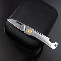 Cuchillo Plegable SANRENMU 431S Mini EDC Portátil Cuchillo De Bolsillo Con Abrigo De Botella Y Llavero Hoja De Acero Inoxidable 12C27 - details 16