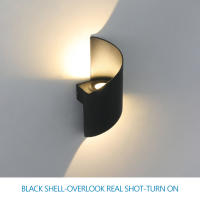 Lámpara De Pared LED Diseño Espiral 10W Luz De Pared Impermeable Para Exterior Moderna Nórdica Sconce Lámpara De Interior Decoración Del Hogar - details 9