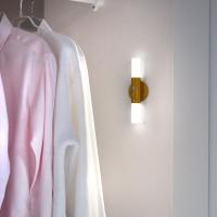 2PCS Luz Nocturna Sensor De Movimiento USB Recargable Madera 700mah LED Para Pared De Dormitorio Pasillo Escalera - details 12