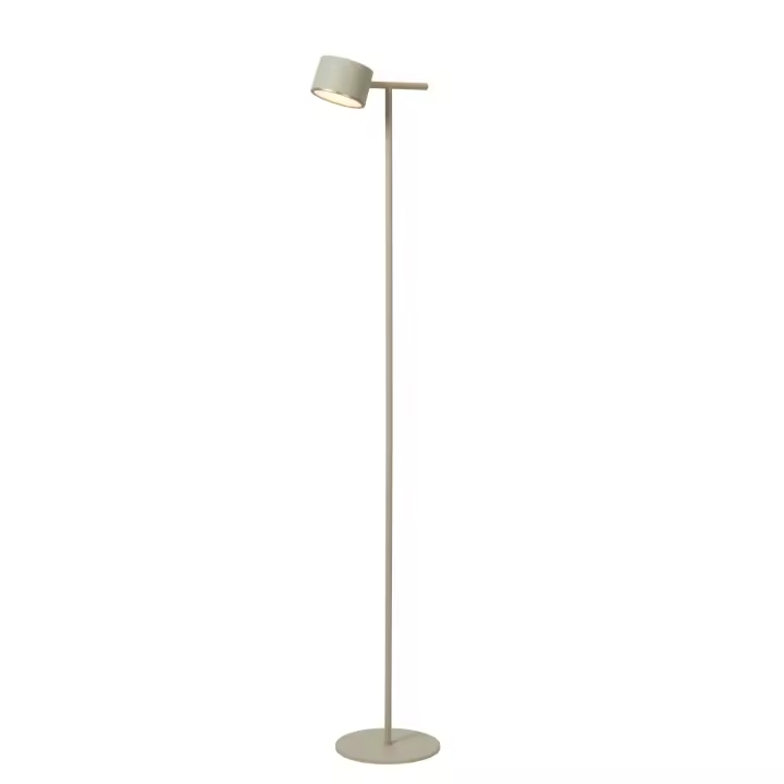 Lucide GIAN - Lámpara de suelo - LED Regul. - 1x9W 2700K - Taupe - 1