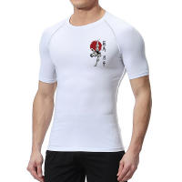 Camiseta De Compresión Baki Con Estampado Para Hombres Secado Rápido Tops De Gimnasio Ropa Deportiva Fitness Camiseta De Base Guardia Contra Arrugas - details 9