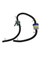Tubo De Gasolina Para Motocicleta Bicicleta De Tierra ATV Scooter 6MM Válvula De Tanque Petcock Switch Filtro Interno Clip De Tubo De Combustible Para 50-200CC - details 5