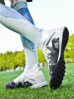 Zapatos De Fútbol Profesionales TF Resistentes Para Adolescentes Durable High Tops Entrenamiento Adulto Antideslizante Zapatos De Fútbol - details 1