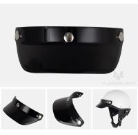 Casco De Motocicleta Retro Mitad Rostro Con Visera De 3 Botones Pantalla Antigolpes Accesorios Para Motocicleta Unisex - details 7