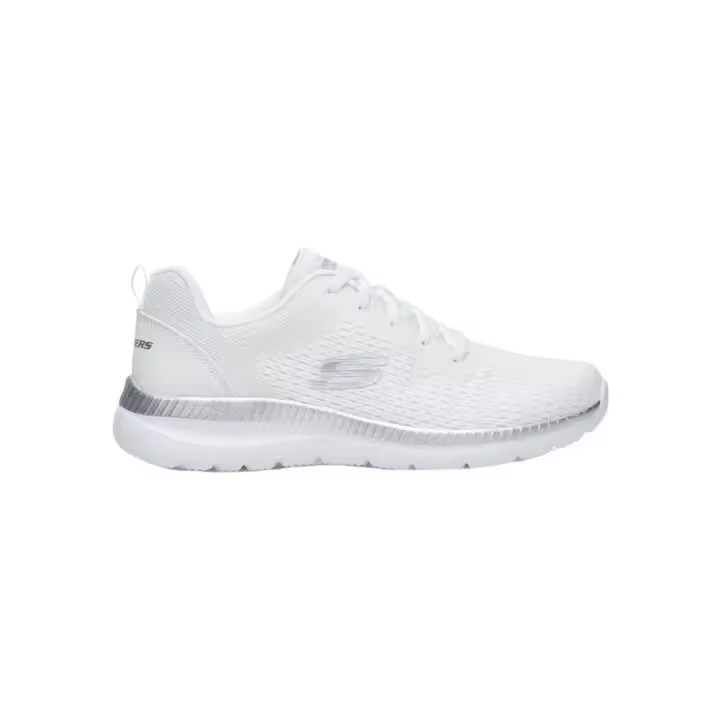 Zapatilla Mujer Skechers Bountiful Blanco/Plata - 1