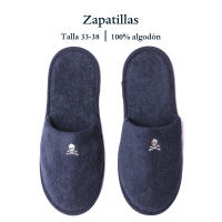 Scalpers Home Zapatillas lisas con bordado 100% ALGODON - details 11