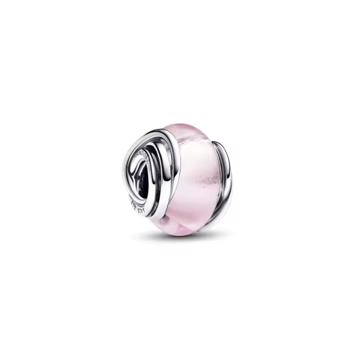 Charm Pandora plata Cristal Murano Rosa Envuelto​ 793241C00 - 1