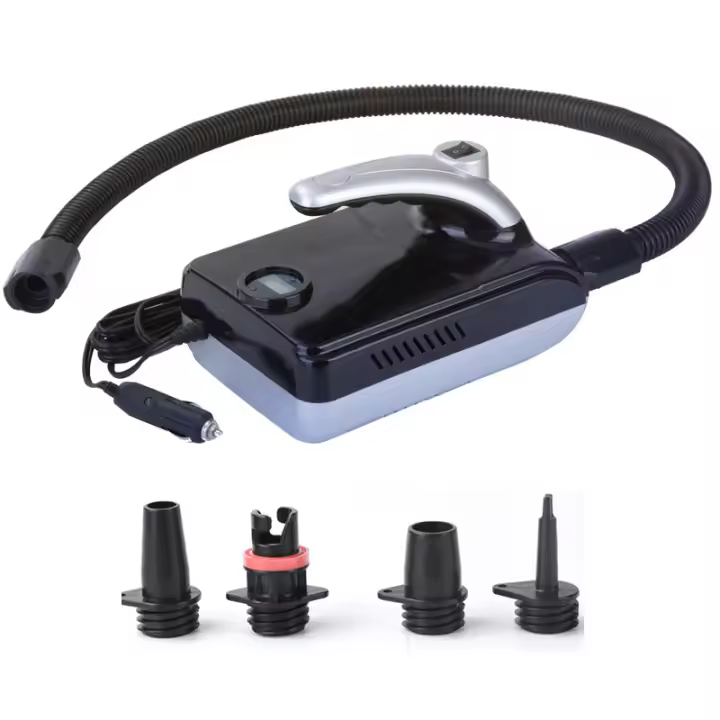 Bomba De Aire Eléctrica Para Bote De SUP 20PSI Compresor De Alto Presión Para Neumáticos De Coche Y Mattress De Natación Inflador De Tabla De Surf - 1