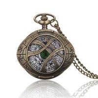 Reloj De Bolsillo Vintage Creativo Con Pendiente Ojo Hueco Reloj De Cuarzo Cadena De Suéter Regalo Personalizado Para Hombres Y Mujeres - details 4