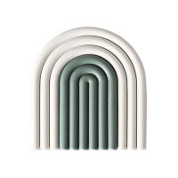 Silicona Tapetes De Mesa Aislante De Calor Anti-deslizante Para Taza De Té Leche Taza De Café Herramienta De Cocina Irregular Moderno Sin Químicos Dañinos - details 18