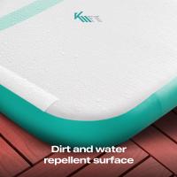 KM-Fit Colchoneta de gimnasia hinchable Airtrack Colchoneta de fitness 3 m Verde Menta - details 20
