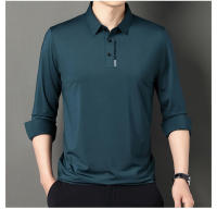 Camisa Polo De Lujo Para Hombre Estilo Británico Con Estampado Y Manga Larga Calidad Superior Moda Invernal Sin Rastros - details 13