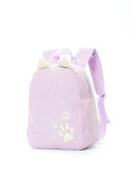 Mochila escolar de jardín de infantes para niños, niñas y niños, de pana, multicolor, nueva, de color sólido, bonita bolsa para bebé - details 6