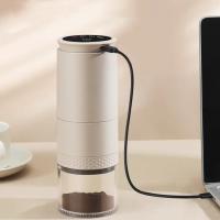 Nueva Molinillo De Café Eléctrico Con Cilindro Cono 1500mAh Máquina De Molienda De Granos Ajustable Externamente Kaffe Bohnen Grinder - details 4