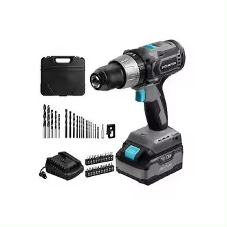 Cecotec CecoRaptor Perfect Drill 4020 X-Treme. Taladro Atornillador Perforador y Percutor de Batería 20 V y 4000 mAh Velocidad 1800 rpm Torque máximo de 50 Nm 25+1+1 Posiciones - 1