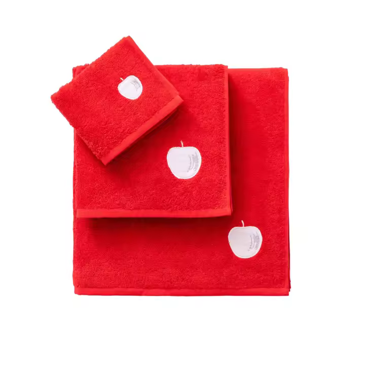 Benetton - Juego de Toallas 3pcs: Rojo 450gsm 100% Algodón - Suavidad Instantánea | Gran Durabilidad - 1