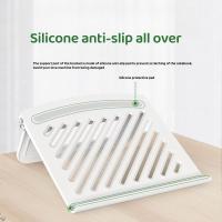 Soporte Ajustable Para Portátil De Silicona Invisible Antideslizante Y Ventilado Soporte Portátil Portátil Portátil Accesorios De PC - details 3