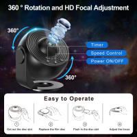 Proyector De Estrellas LED Para Habitación De Niños Lámpara Nocturna 360° Giratoria Decoración Y Regalo Para Hogar - details 14