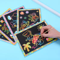 Papel De Arte Con Pincel Mágico Para Niños Juguetes De Dibujo Regalo De Cumpleaños Y Navidad Para Niños Y Niñas - details 1