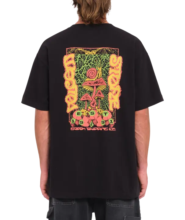 Camiseta de manga corta Volcom Mindoor - Black - 1