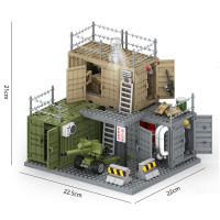 Bloques De Construcción Militar WW2 World War 2 Para Niños Soldados De La Policía SWAT Base De Cannon Arma De Juguetes Compatible Con Lego ABS Sin Batería - details 4