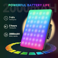 Lámpara De Video LED Portátil Con Clip Para Teléfono Laptop Computadora 2000mAh Recargable Para Videoconferencia Vlog Luz - details 17