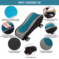Almohadilla De Apoyo Para Los Codos De Espuma De Memoria Para Silla De Oficina Y Sofá Cómoda Y Duradera Para El Hogar Y La Oficina - details 2