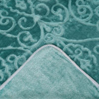 Manta de Raschel 210 x 230cm - Manta Terciopelo Extra Grande Suave y Acogedora para Cama, Cubrecama Multiuso, manta para invierno - details 7