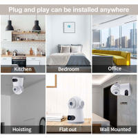 Cámara Interior 8MP Con Vigilancia De Tarjeta SIM 4G Intercomunicador De Voz Bidireccional Seguimiento Automático De Cuerpo Visión Nocturna En Color Para Seguridad Doméstica - details 8