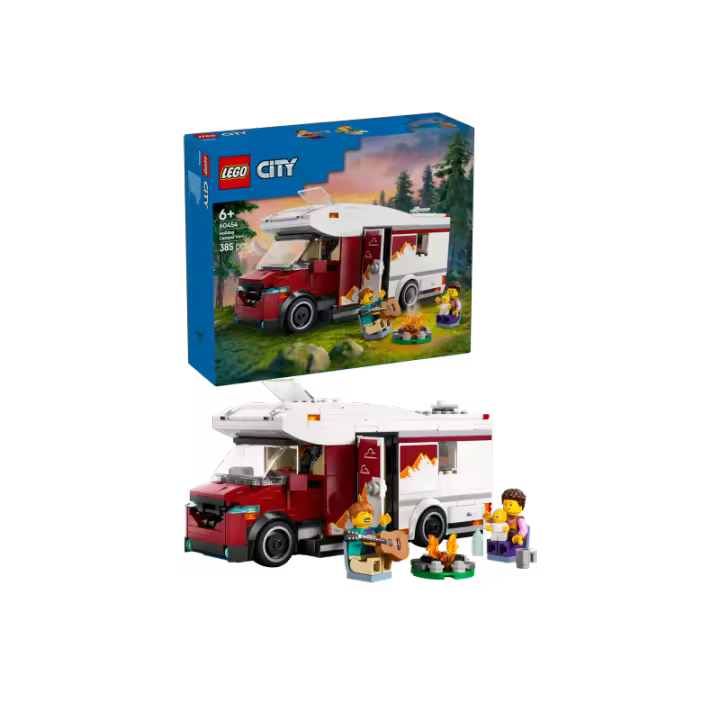 LEGO City 60454 Autocaravana Aventurera de Vacaciones contiene 385 piezas - edad 6+ años 25L60454 - 1