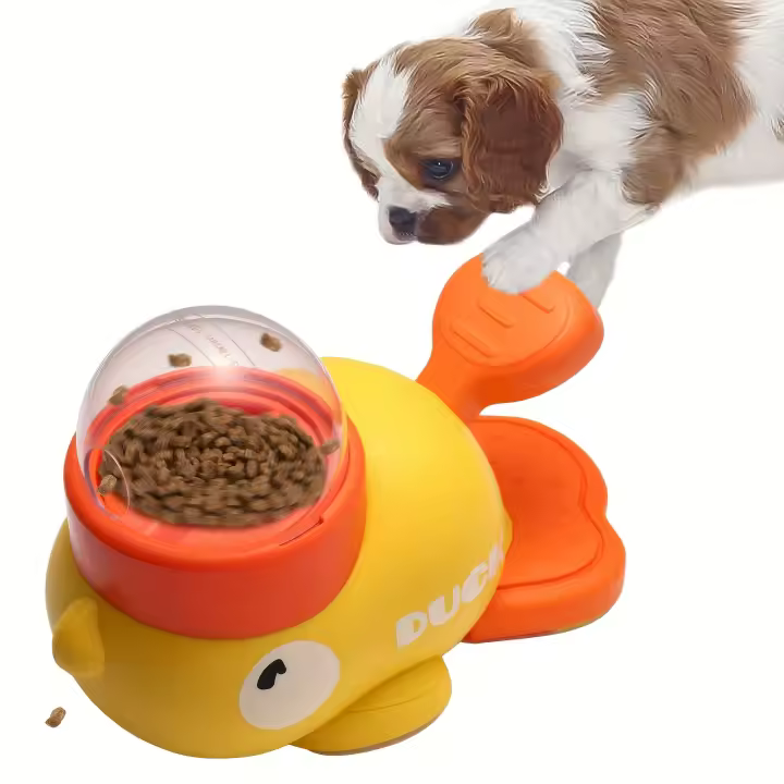 Dispensador De Alimentos Para Perros Interactivo Automático Máquina De Alimentación Con Rompecabezas Para Entrenamiento Y Enriquecimiento Mental - 1
