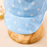 Gorro De Béisbol De Algodón Para Bebés Verano Sombrero De Sol Ajustable Para Niños Y Niñas Con Punto Diseño Lindo Y Protección Para Las Orejas - details 4