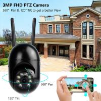 Cámara IP HD 3MP Con Seguimiento De Movimiento Wifi Dual Banda 2.4G/5G Seguridad Familiar Protección Instantánea Cámara CCTV Cercana - details 5