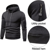 Conjunto De Deporte Para Hombre Dos Piezas Casual Jogging Cálido Transpirable Militar Táctico Con Sudadera Y Pantalones - details 8