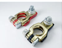 1 Par De Terminales De Batería De Coche En Latón Conector Automático De Liberación Rápida Clip De Tapa Superior Para Cable Adaptador - details 6
