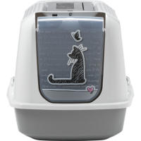 Gaun -Casa de aseo con filtro Arenero Cats in love Moderna - 50cm - details 0