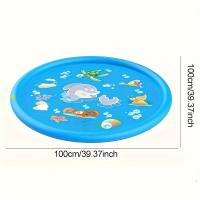 Alfombra De Juego Para Niños 100cm Inflable Sprinkler De Agua Para Playa Juguete De Jardín Piscina Infantil Alfombra De Baño - details 2