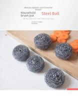 Bola De Limpieza Grande En Acero Inoxidable 410 Para Cocina Suministros De Limpieza De Olla Cepillo De Limpieza De Calle Venta Al Por Mayor Y Por Unidad - details 0