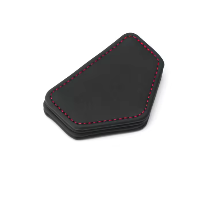 2Pcs Clip De Cinturón De Seguridad Para Coche Ajustador Y Limitador De Cinturón De Auto Accesorios De Cuero Magnético - 1