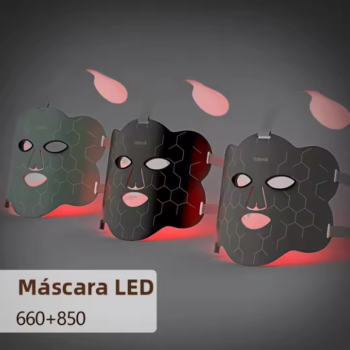 Máscara LED De Siete Colores Para Uso En La Habitación Y Sala De Estar Después De La Limpieza Facial Mejora La Piel Y Antiarrugas - 1