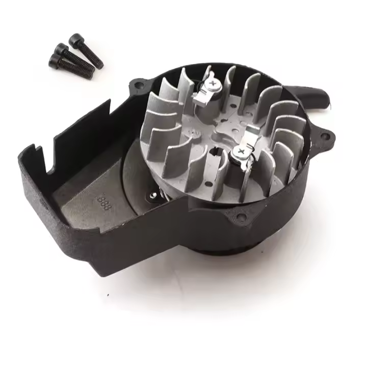Arrancador De Pulso Negro Con Eje De Engranajes Para Scooter De Bolsillo Mini 47cc 49cc 2 Tiempo Motocicleta De Tierra ATV Arrancador De Pulso De Aluminio - 1