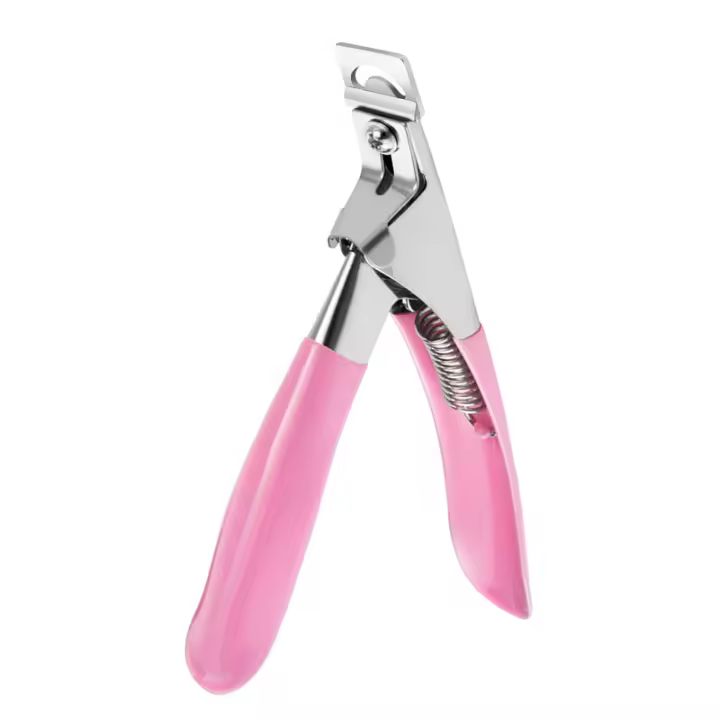 Tijeras De Acrílico De Açoite Con 10pcs De Imán Cortador De Uñas Postizas De Acero Inoxidable Arco Iris Herramientas De Manicura - 1