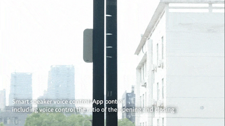 MOES Tuya ZigBee Controlador Automático Para Ventanas Deslizantes Con Apertura Y Cierre Remoto Por App Soporte Alexa Y Google Home Recargable Por Solar - details 4