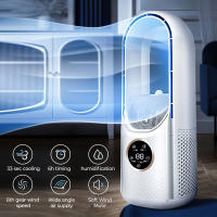Ventilador Sin Aspas - Mini Ventilador de Oficina - Con Lámpara Ambiental - Pequeño y Silencioso - details 0