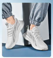 Zapatos De Correr Transpirables Ligeros Con Cordones Antideslizantes Deportivos Moda Zapatillas De Tenis Para Hombre - details 3